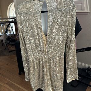 Sequined Romper
